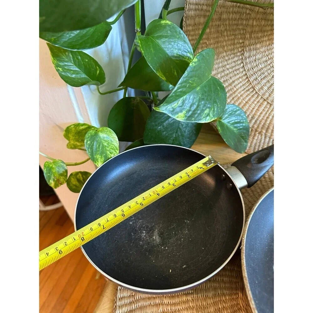 Two piece Vintage Used Kitchen cooking pans
